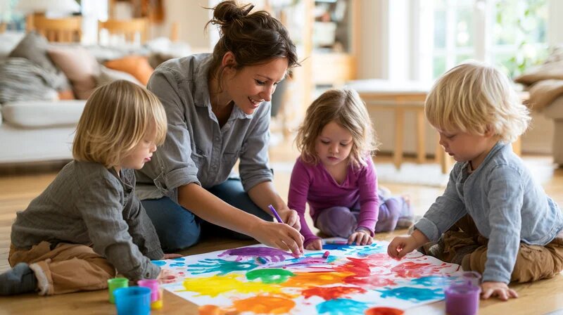 Weltkindertag 2026 Weltkindertag 2026 – Kinderrechte in der Kindertagespflege (KI-generiert)