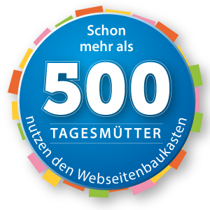 Mehr als 500 Tagesmütter und -väter verwenden bereits den Webseitenbaukasten